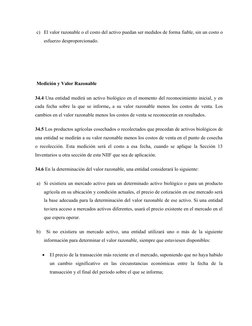 c) El valor razonable o el costo del activo puedan ser medidos de forma fiable, sin un costo o
esfuerzo desproporcionado.
Med