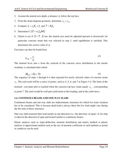 AAiT, School of Civil and Environmental Engineering                               Reinforced Concrete II 
 
Chapter 1: Inelas