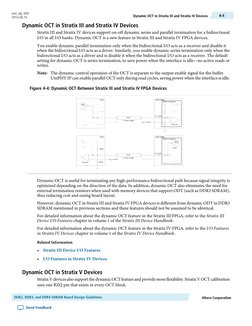Dynamic OCT in Stratix III and Stratix IV Devices
Stratix III and Stratix IV devices support on-off dynamic series and parall