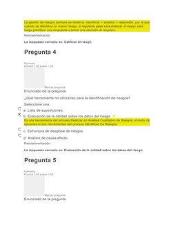 La gestión de riesgos siempre es iterativa: identificar > analizar > responder, por lo que
cuando se identifica un nuevo ries