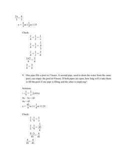 Solving Work Rate Problems | PDF | Equations | Mathematical Concepts