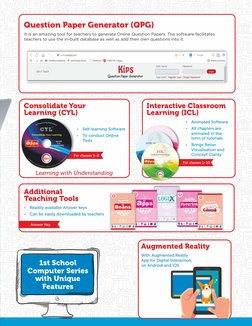 Question Paper Generator (QPG)
It is an amazing tool for teachers to generate Online Question Papers. The software facilitate