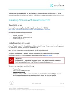 Aronium Networking Version: Setup Guide | PDF | Microsoft Sql Server ...