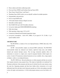 PIC18 Microcontroller Architecture Overview | PDF | Microcontroller ...