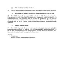 Terms of Reference for Construction Supervision | PDF | Road | Civil ...
