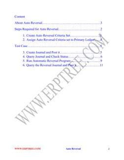Auto Reversal Journal Guide | PDF | Ledger | Financial Services