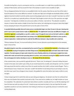 Crocodile Hunting Nick, a tourist, accompanies Jack Cox, a crocodile expert, on a night-time crocodile hunt in the 
swamps of