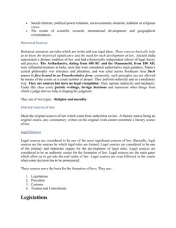 
Social relations, political power relations, socio-economic situation, tradition or religious
views.

The  results  of  sc