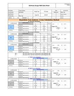 MSA Attribute Study Results and Analysis | PDF | Scientific Method ...