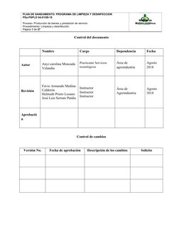 Control del documento
Nombre
Cargo
Dependencia
Fecha
Autor
Anyi carolina Moncada 
Velandia
Practicante Servicios 
tecnológico
