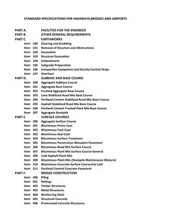 DPWH Standard Specifications Overview | PDF | Road Surface | Asphalt