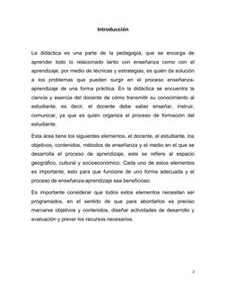 Elementos Clave de la Didáctica | PDF | Maestros | Aprendizaje