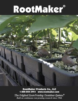 RootMaker
®
RootMaker Products Co., LLC
1-800-824-3941 www.rootmaker.com
The Original Root-Pruning Container System.
®
Buil