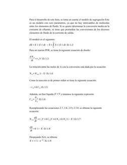 Para el desarrollo de este ítem, se toma en cuenta el modelo de segregación Este
es un modelo con cero parámetros, ya que no