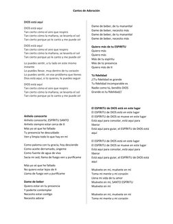 DIOS está aquí
DIOS está aquí
Tan cierto cómo el aire que respiro
Tan cierto cómo la mañana, se levanta el sol
Tan cierto por