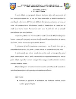 UNIVERSIDAD NACIONAL MICAELA BASTIDAS DE APURÍMAC
ESCUELA ACADÉMICO PROFESIONAL DE INGENIERÍA AGROINDUSTRIAL
INDUSTRIA CÁRNIC