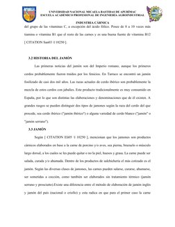 UNIVERSIDAD NACIONAL MICAELA BASTIDAS DE APURÍMAC
ESCUELA ACADÉMICO PROFESIONAL DE INGENIERÍA AGROINDUSTRIAL
INDUSTRIA CÁRNIC