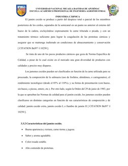 UNIVERSIDAD NACIONAL MICAELA BASTIDAS DE APURÍMAC
ESCUELA ACADÉMICO PROFESIONAL DE INGENIERÍA AGROINDUSTRIAL
INDUSTRIA CÁRNIC