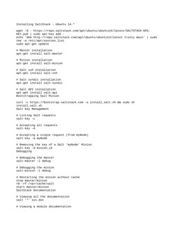 SaltStack Command Cheat Sheet | PDF | Hypertext Transfer Protocol ...