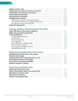 Apply a revision rule ───────────────────────────────────
4-9
Saving queries using the Favorites command ───────────────────
