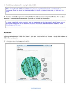 Virtual Microscope Lab Analysis | PDF | Science & Mathematics | Computers