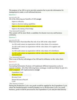 Overview of Accounting Information Systems | PDF | Information System ...