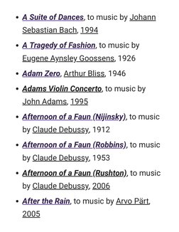 List of Ballets by Title | PDF | Concerto | Pyotr Ilyich Tchaikovsky