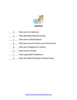 Summer Camp Activities and Answers | PDF | Games & Activities | Social ...