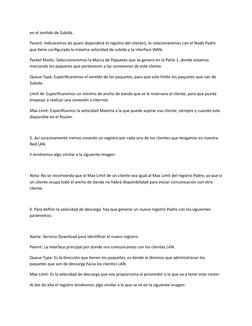 en el sentido de Subida.
Parent: Indicaremos de quien dependerá el registro del cliente1, lo relacionaremos con el Nodo Padre