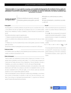 ¿CÓMO ENTENDER LOS RESULTADOS?
El Examen Saber 11° no se pierde ni se pasa, es el resultado del desempeño del estudiante fren