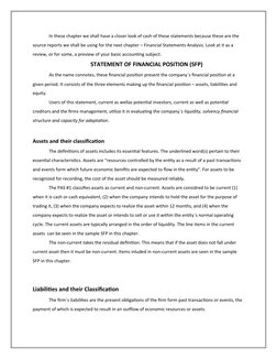 In these chapter we shall have a closer look of cash of these statements because these are the 
source reports we shall be us