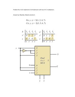Implementing Boolean Functions with MUX | PDF