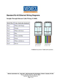 Waldport Color Code Rj45 Rj45 B Wiring Color Code