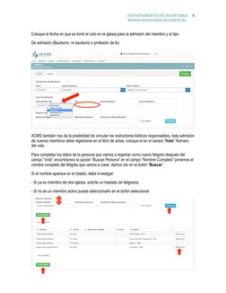 Manual del Sistema ACMS para Iglesias | PDF | Religión y creencia