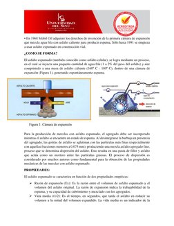 • En 1968 Mobil Oil adquiere los derechos de invención de la primera cámara de expansión 
que mezcla agua fría con asfalto