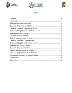 Índice
Objetivos.............................................................................................................