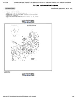 416B Backhoe Loader 8SG00001-11999 (MACHINE) POWERED BY 3054