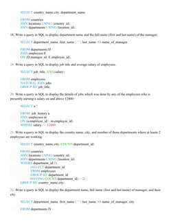 SQL Joins Practice Exercises | PDF | Sql | Computer Data