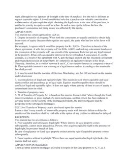 Understanding Equity Maxims in Law | PDF | Mortgage Law | Equity (Law)