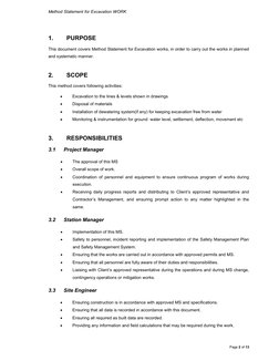 Excavation Method Statement Overview | PDF | Deep Foundation | Quality ...