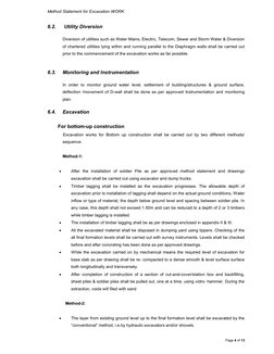 Excavation Method Statement Overview | PDF | Deep Foundation | Quality ...