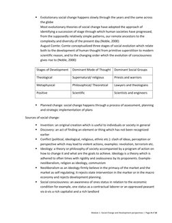 Social Change and Development Perspectives | PDF | Social Structure ...
