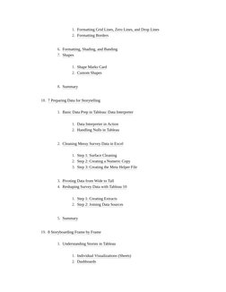 1. Formatting Grid Lines, Zero Lines, and Drop Lines
2. Formatting Borders
6. Formatting, Shading, and Banding
7. Shapes
1. S