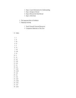 2. Step 2. Layer Information for Understanding
3. Step 3. Design to Reveal
4. Step 4. Beware the False Reveal
5. Step 5. Tell