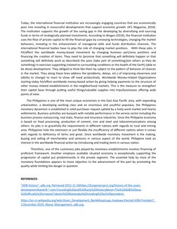 Today, the international financial institution are increasingly engaging countries that are economically
poor into investing
