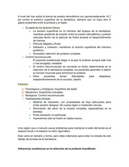 A nivel del mar actúa la fuerza de presión atmosférica con aproximadamente 14,7
psi contra el extremo superficie de la dentad