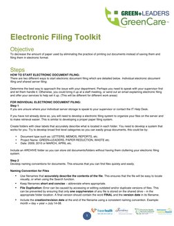 Electronic Filing System Guide | PDF | Filename | Computer File