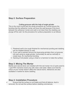 Wet and Dry Installation of Natural Stone Cladding | PDF | Wall ...