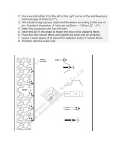 Wet and Dry Installation of Natural Stone Cladding | PDF | Wall ...