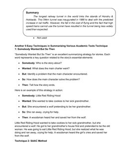Techniques for Summarizing Academic Texts | PDF | Roanoke Colony ...